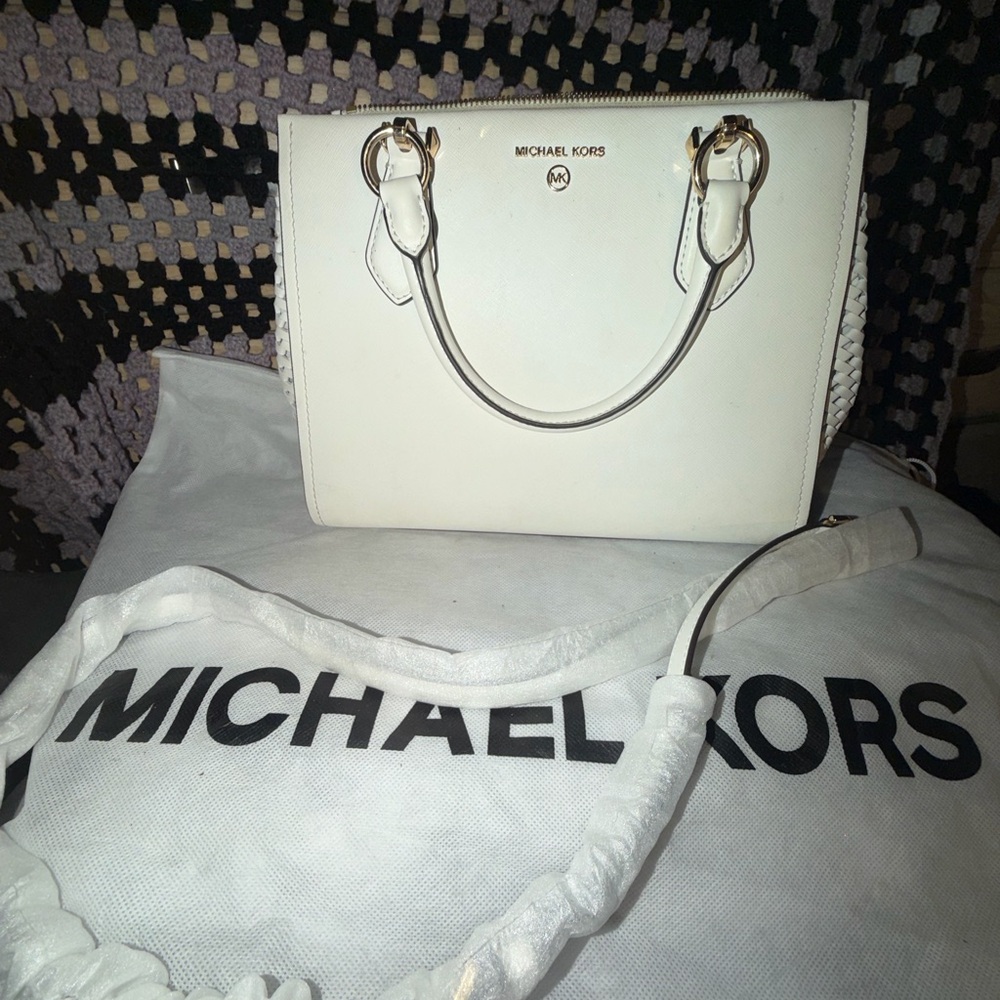 Michael Kors White Handbag